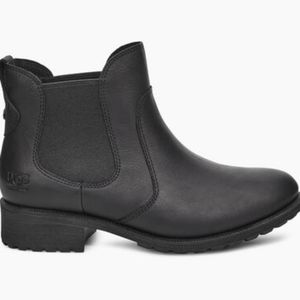 UGG BONHAM III WATERPROOF LEATHER/ WOOL LINED ANKLE BOOTS